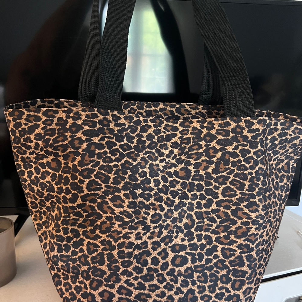 Hervé Chapelier Leopard Print tote never been used
